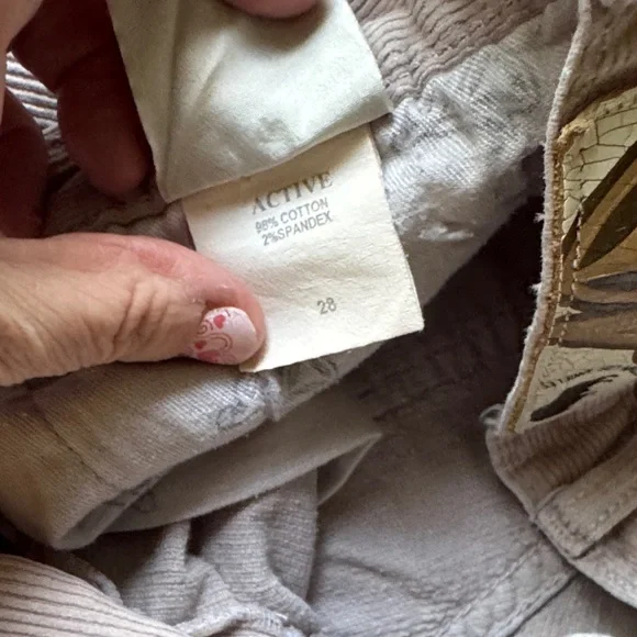 Active USA Kids' Casual Corduroy Pants in Beige - Picture 6 of 12